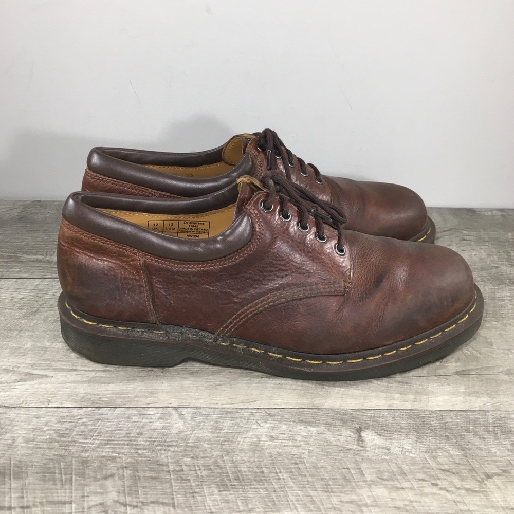 Dr. Martens Doc 11849 Crazy Horse Leather Shoes Mens Oxfords Size UK 12 US 13